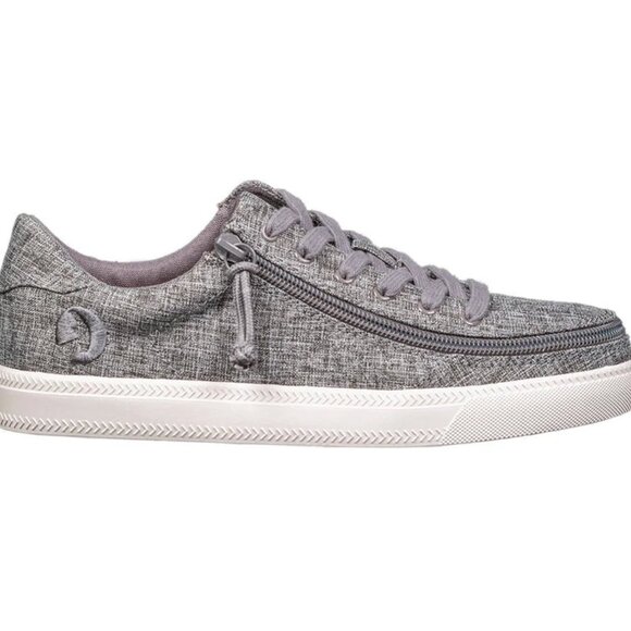 NEW Billy Footwear Women Sneaker Low Top Zip Up Gray Adaptive Size 6 M BY254 - Picture 4 of 6